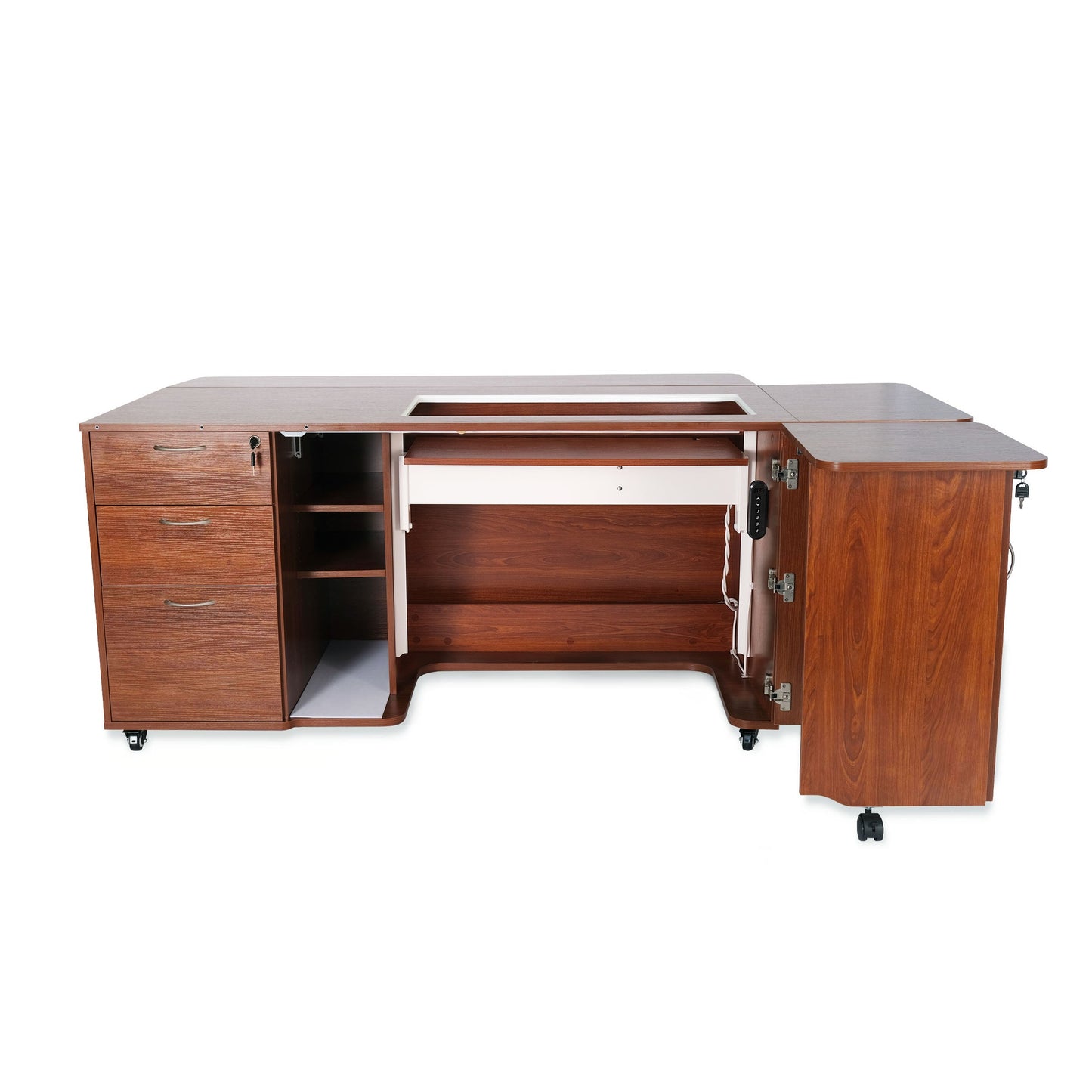 Sydney XL Dual Rail Electric Sewing Cabinet