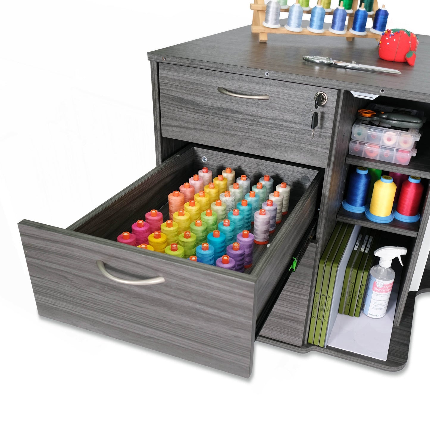 Sydney XL Dual Rail Electric Sewing Cabinet