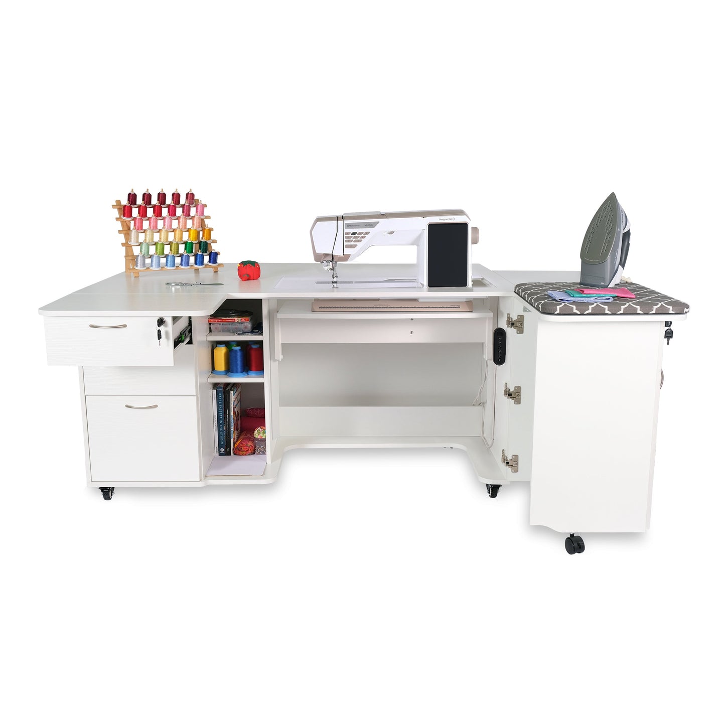 Sydney XL Dual Rail Electric Sewing Cabinet