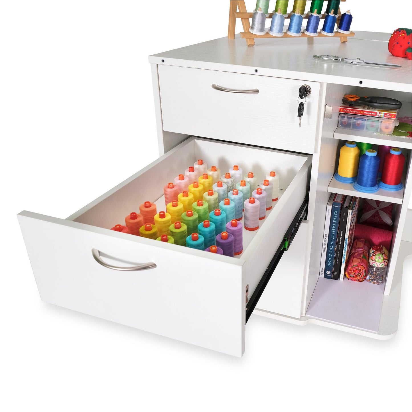 Sydney XL Dual Rail Electric Sewing Cabinet
