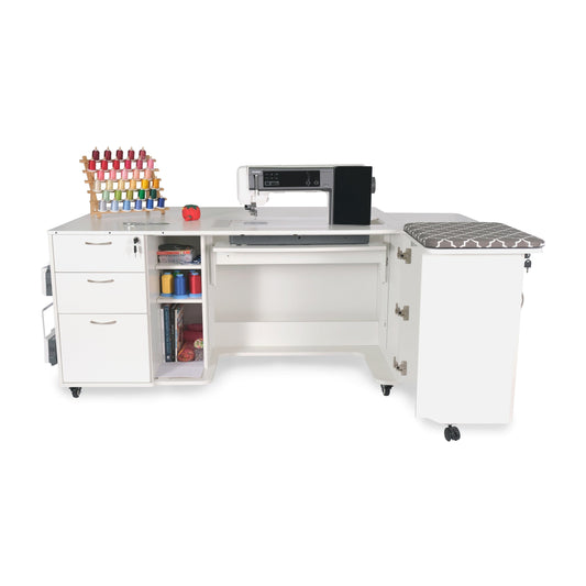Sydney Hydraulic XL Sewing Cabinet ***Free Upgrade to Electric Lift Through February 26th***