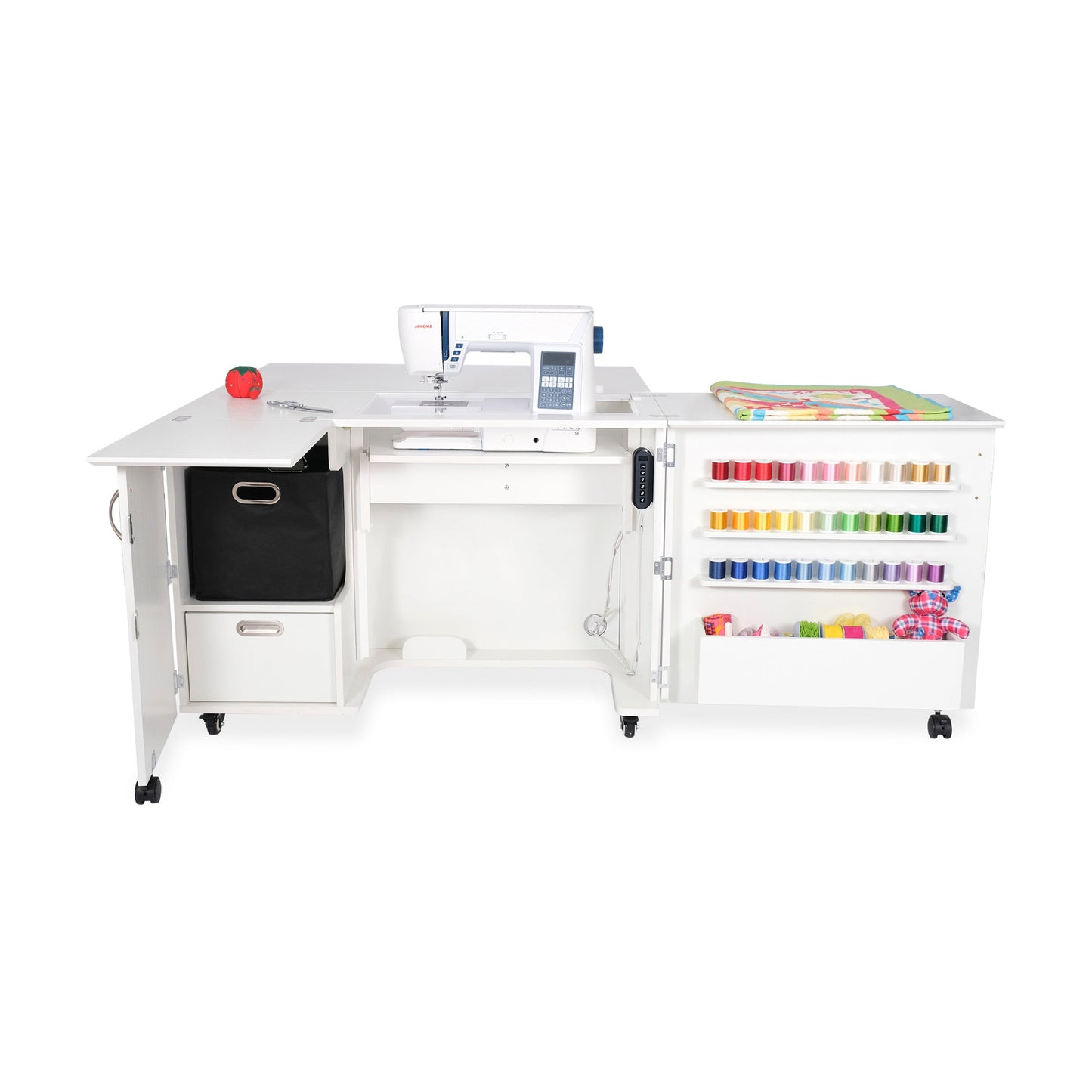 Wallaby Dual Rail Electric Lift Sewing Cabinet **Free Kiwi with Purchase Extended through October 15th**