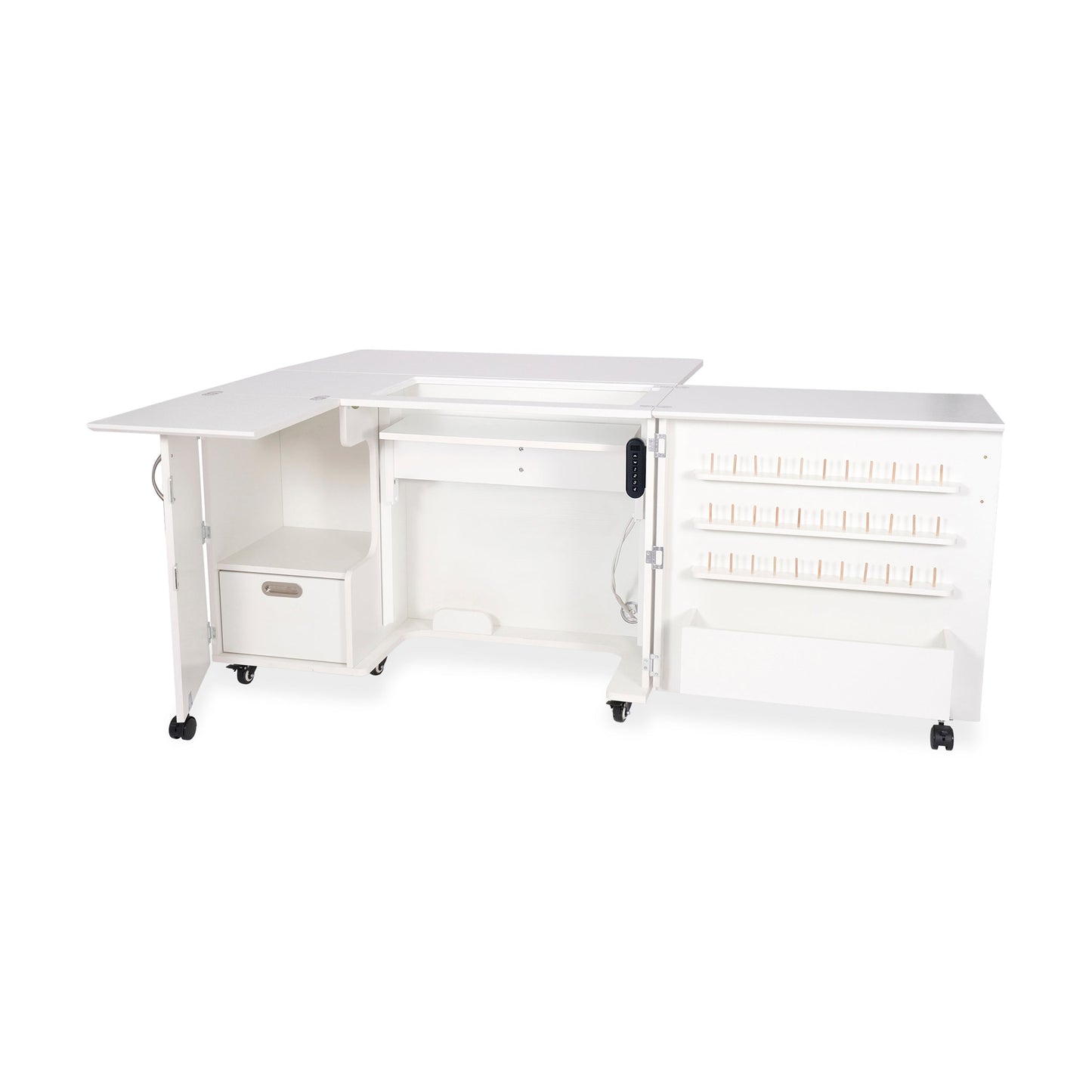 Wallaby Dual Rail Electric Lift Sewing Cabinet **Free Kiwi with Purchase Extended through October 15th**