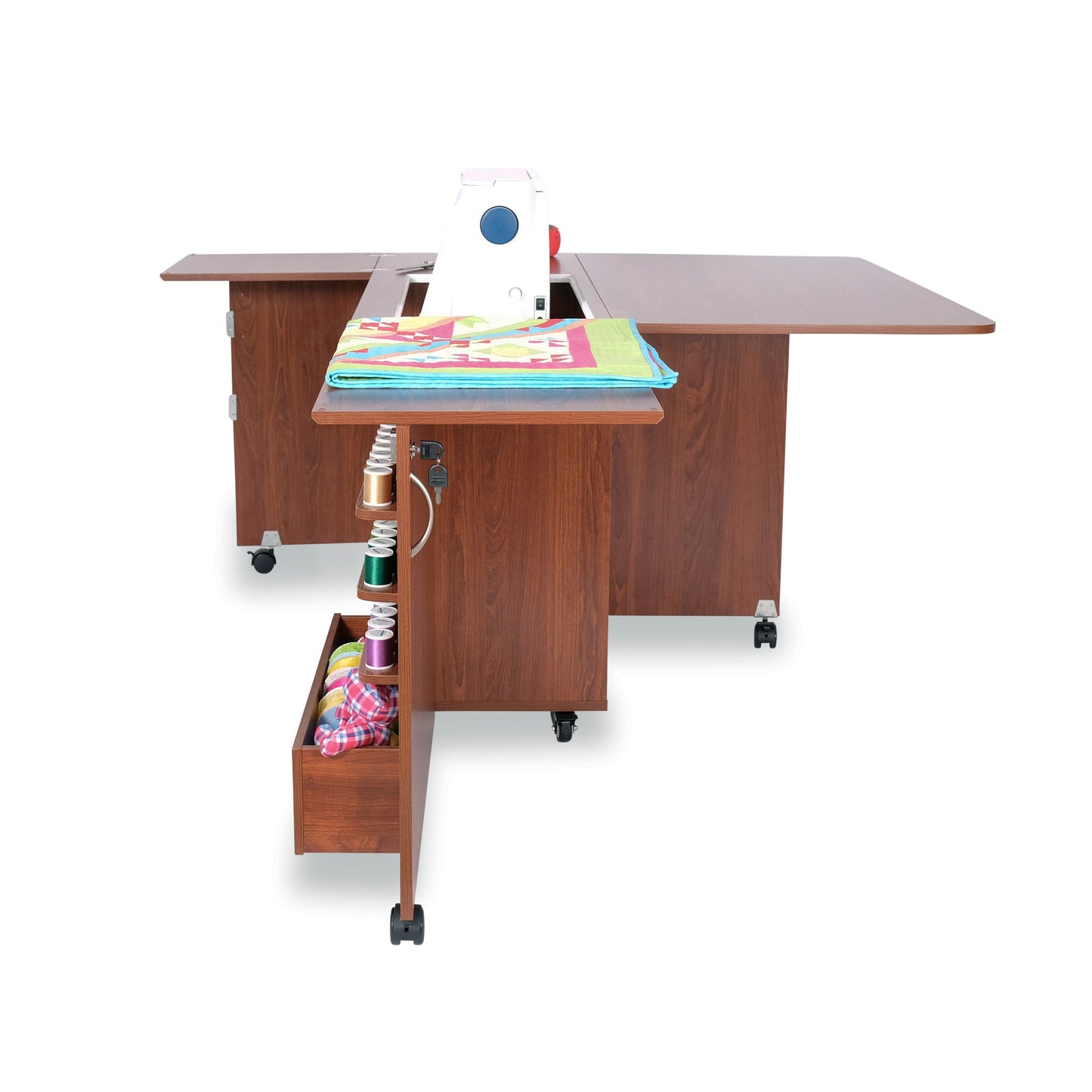 Wallaby Dual Rail Electric Lift Sewing Cabinet **Free Kiwi with Purchase Extended through October 15th**