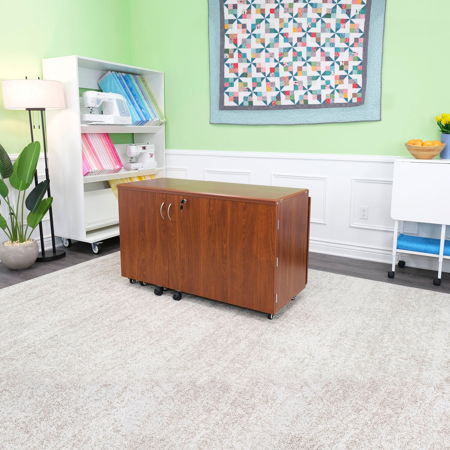 Kangaroo Aussie Sewing Cabinet Teak