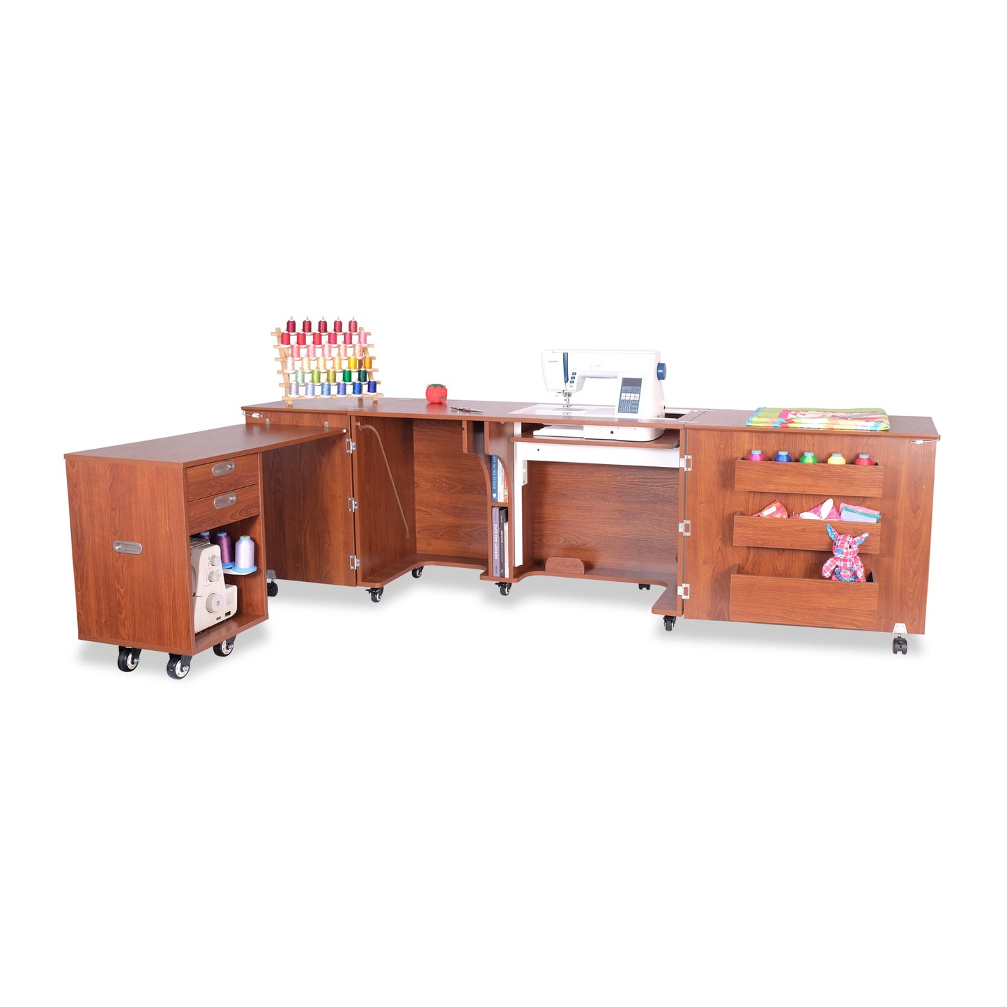 Kangaroo Aussie Sewing Cabinet Teak