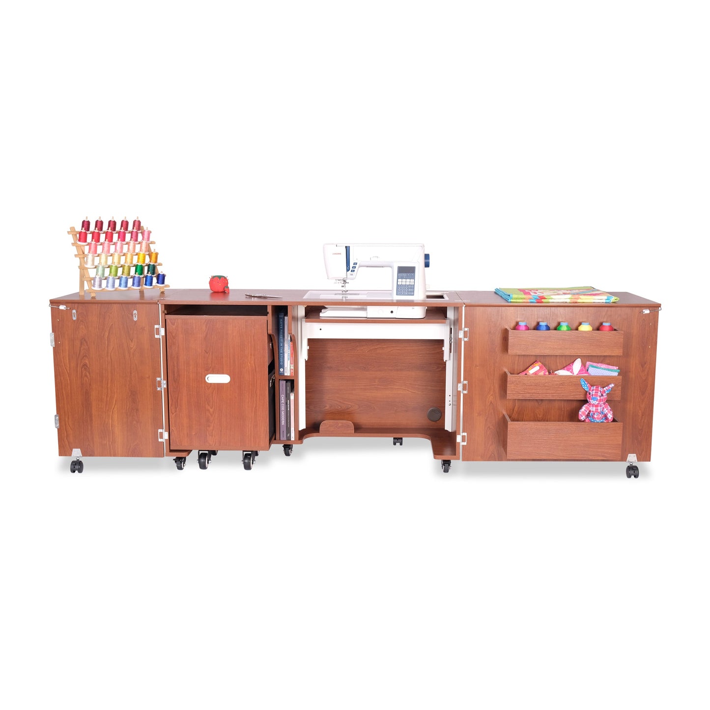 Kangaroo Aussie Sewing Cabinet Teak