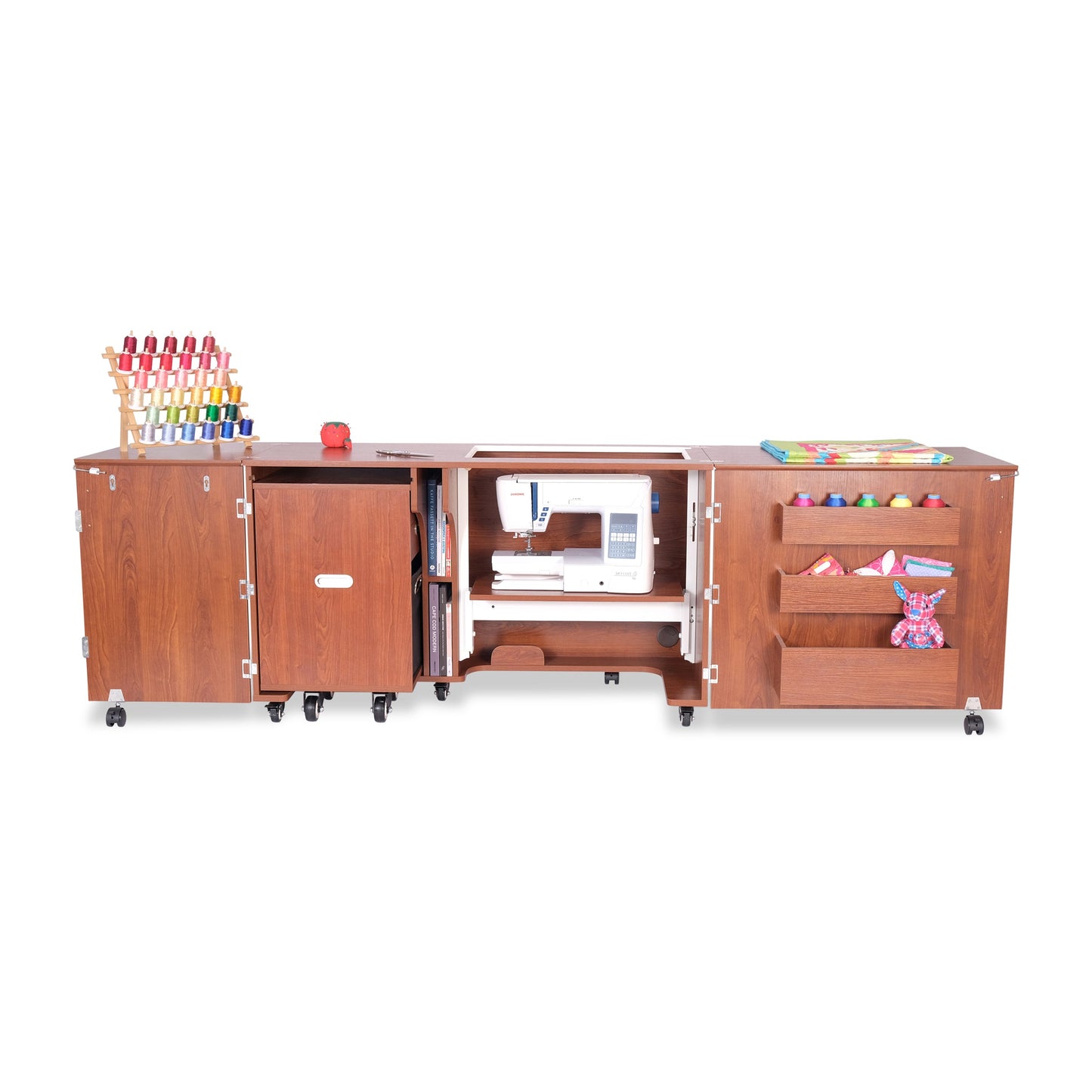 Aussie Sewing Cabinet with Hydraulic Lift **Free Kiwi with Purchase Extended through October 15th**