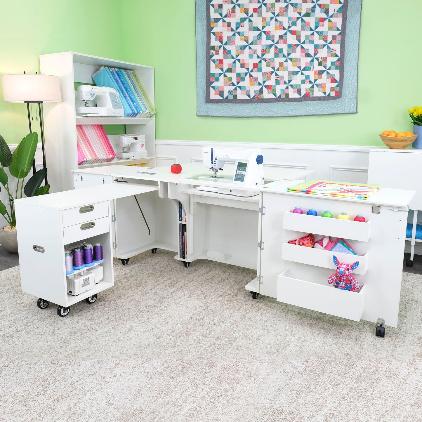 Kangaroo Aussie Sewing Cabinet White