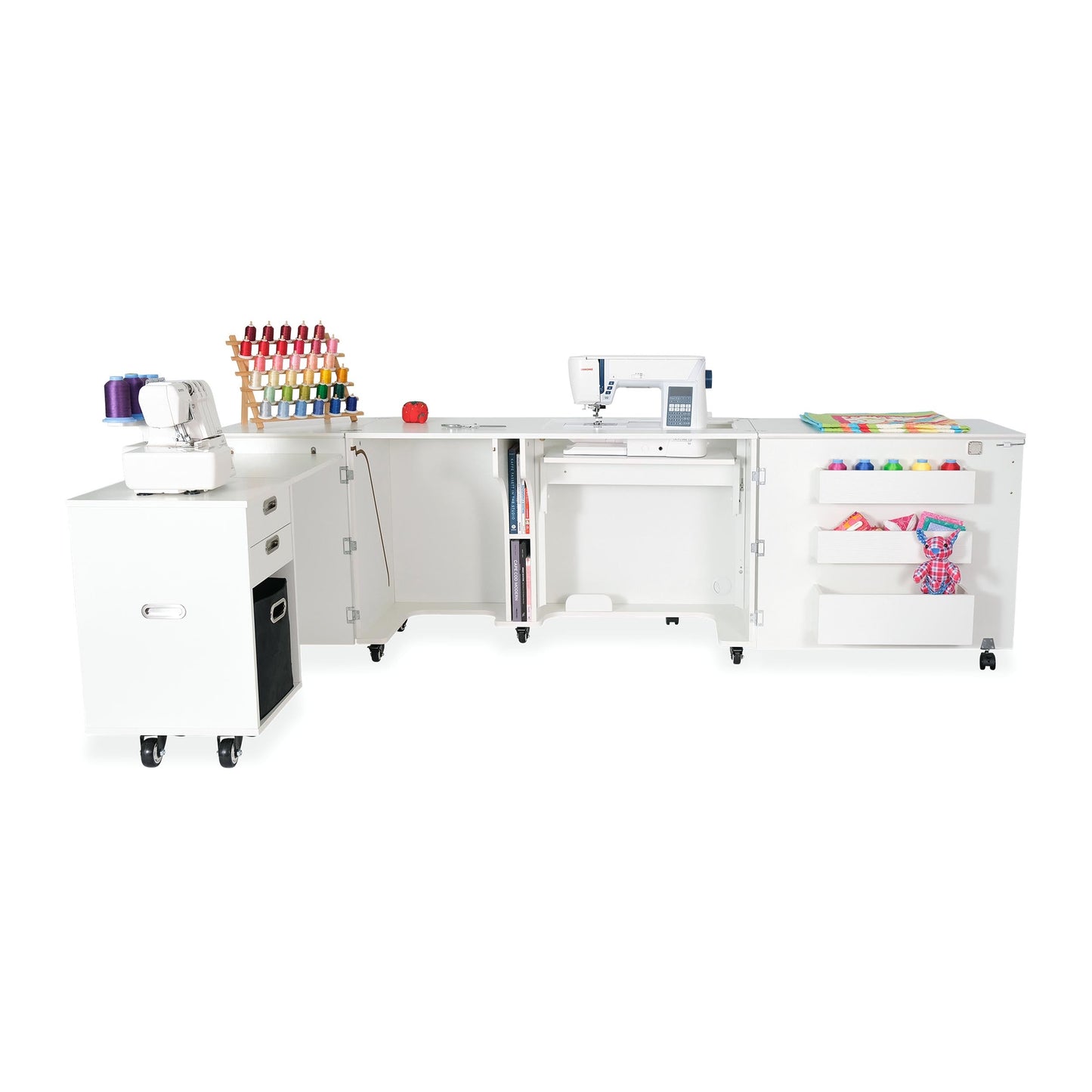 Kangaroo Aussie Sewing Cabinet White