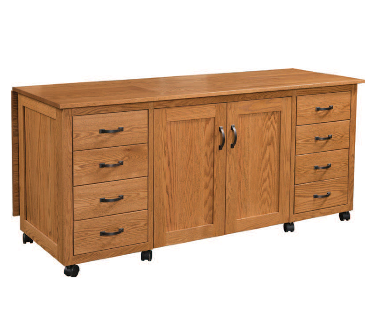 Timberside Woodworking 193FT Flat Top Sewing Cabinet