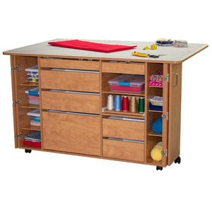 Horn  7600 Ultimate Sewing and Crafting Storage Center Sunset maple