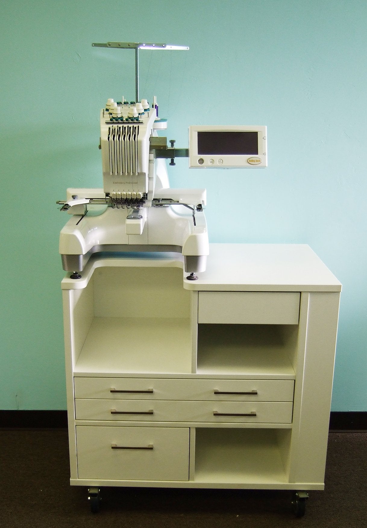 Kangaroo Ava B Embroidery Sewing Cabinet for Brother, Baby Lock