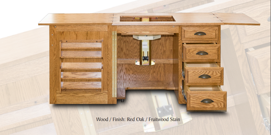 Yoder's Woodworking Standard Cabinet 900 Amish Furniture - She Sewing Tables