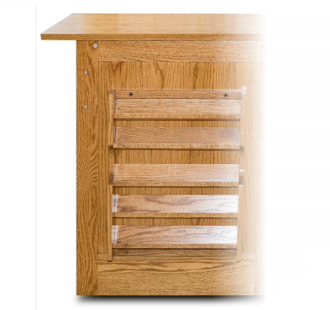 Yoder's Woodworking Standard Plus Sewing Cabinet 902 Amish Furninture - She Sewing Tables