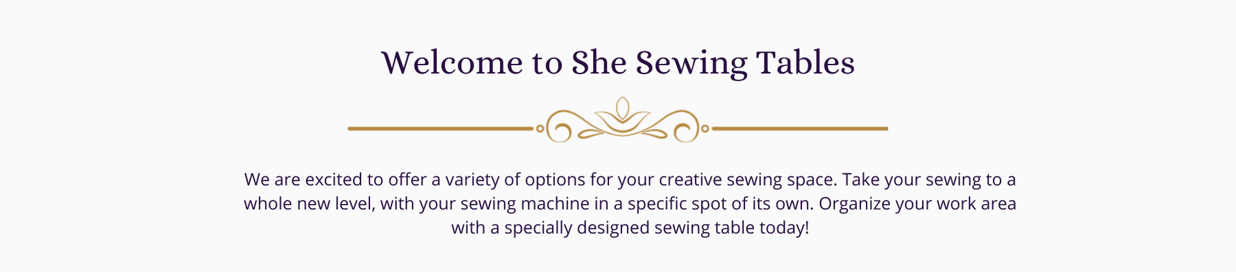 She Sewing Tables