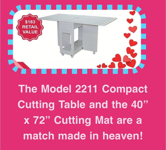 Horn of America 2211 Cutting Table ***Free Cutting Mat with Purchase through February*** - She Sewing Tables