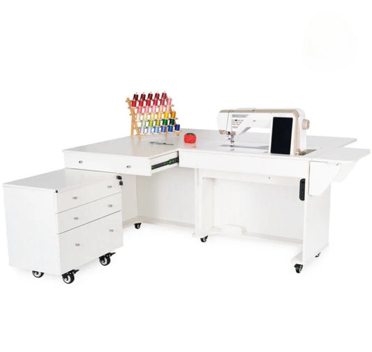 Kangaroo & Joey XL Electric Lift Sewing Cabinet ***Free Daylight Company Floor Lamp with Purchase through 1/1/26***