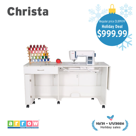 Christa Sewing Cabinet  ***Save $400 Through 1/1/26***