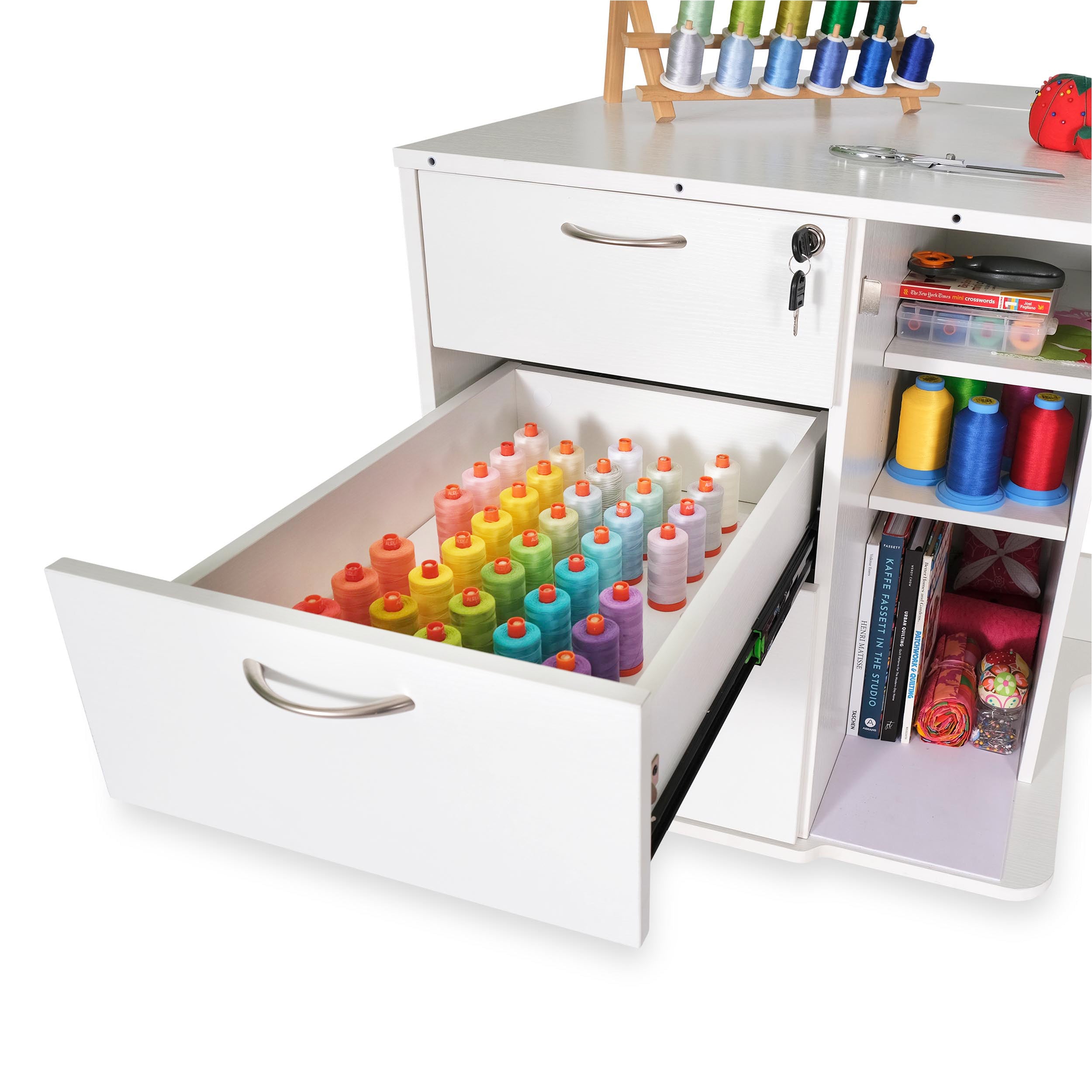 Sydney XL Dual Rail Electric Sewing Cabinet – She Sewing Tables