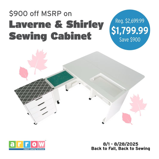 Laverne Sewing Cabinet with Shirley 4 Drawer Storage Cabinet **Save through August 28th**