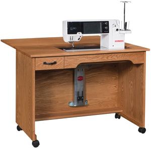 Timberside Woodworking 111-SD Sewing Desk Open