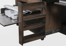 Timberside Woodworking 115-FT Flat Top Embroidery Cabinet Pullout Storage Detail