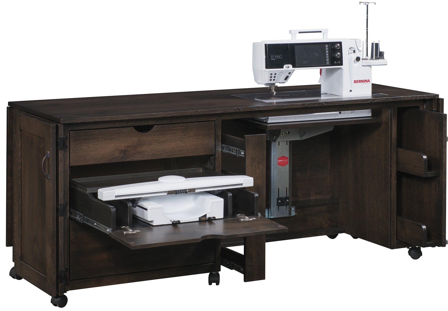 Timberside Woodworking 115-FT Flat Top Embroidery Cabinet – She Sewing ...