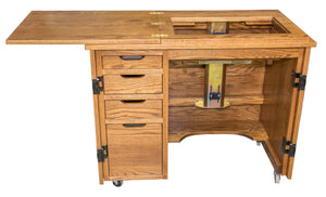 Flat Ridge Furniture Small Sewing Cabinet 163, open