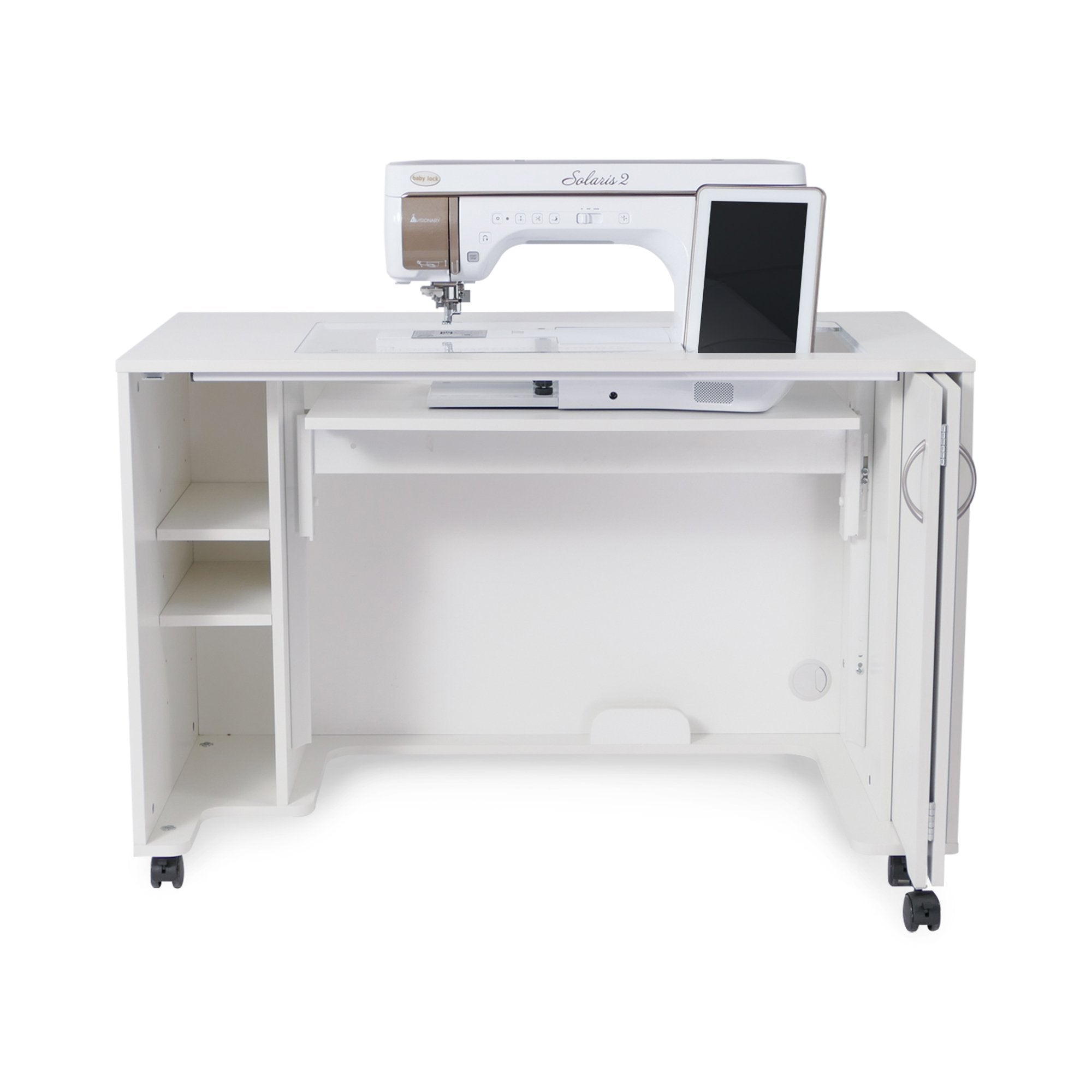 MOD XL Hydraulic Sewing Cabinet – She Sewing Tables