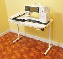 Arrow Gidget Folding Sewing and Craft Table II, Clean White - She Sewing Tables