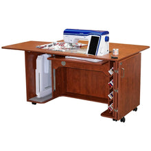 Horn Model 8050 Sewing Cabinet Sunset Maple