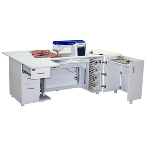 Horn Model 8090 Sewing Cabinet White