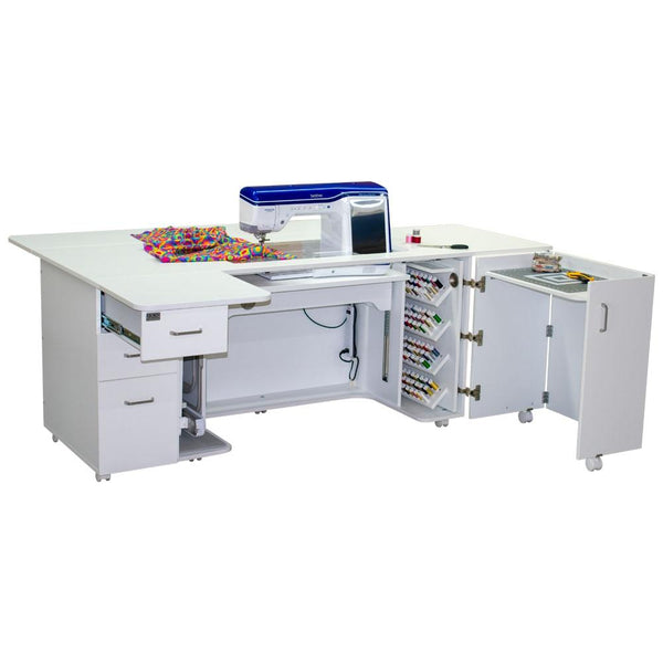 Horn Model 8090 Sewing Cabinet White