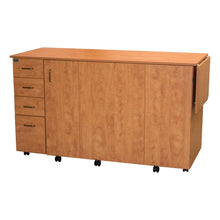 Horn 8479 Tall Combo Sewing / Quilting Cabinet, Sunrise Maple front right view