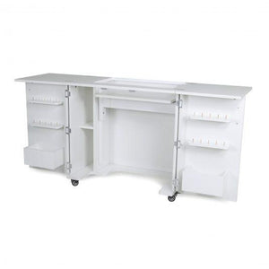 Kangaroo Cabinets Bandicoot II Sewing Cabinet Ash White Open