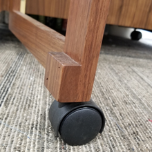 Elegance in Wood Cutting Table, leg detail