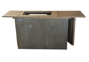 Flat Ridge Furniture Sewing Cabinet With Extensions 152, backside
