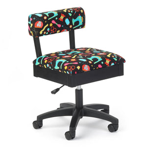 Arrow Adjustable Height Hydraulic Chairs for Sewing and Crafts - She Sewing Tables