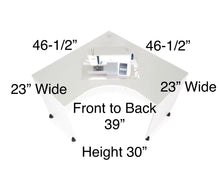 Kangaroo MOD Corner Sewing Table Cabinet Dimensions