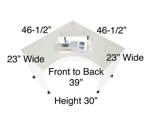 Kangaroo MOD Corner Sewing Table Cabinet Dimensions