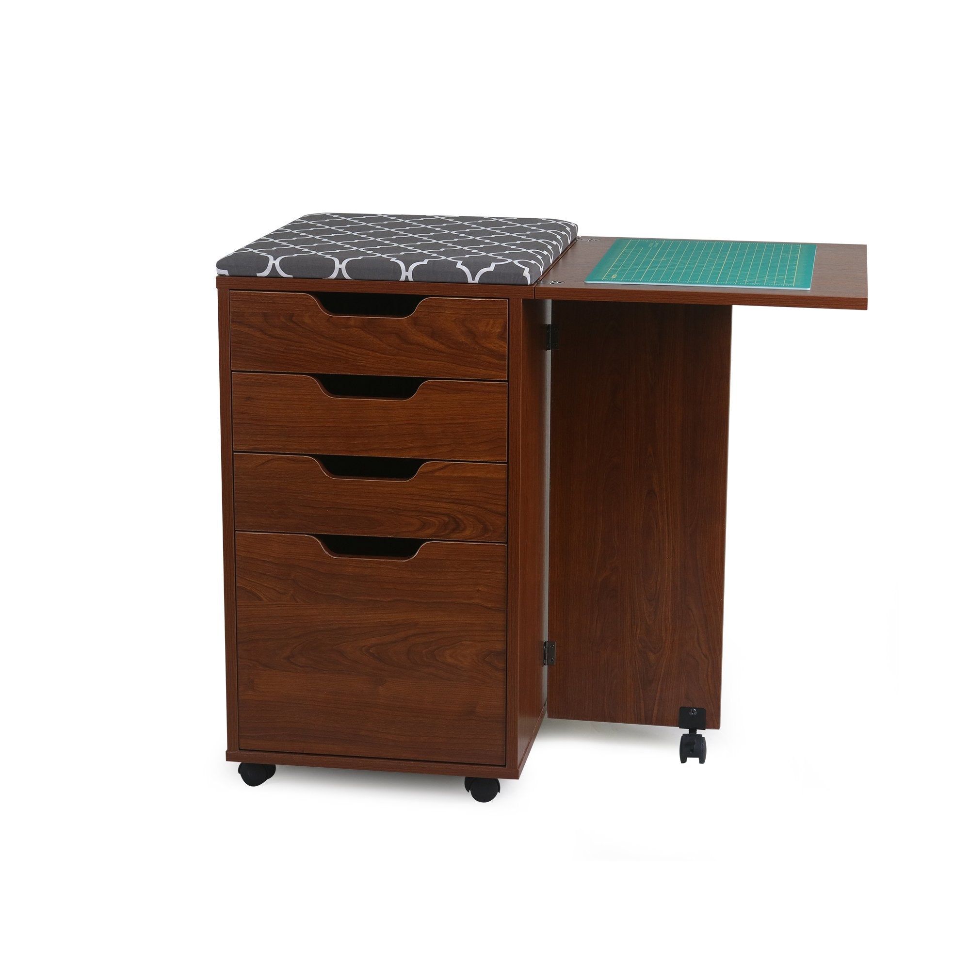 Sussie 9 Drawer Chest, Wood Storage Dresser Cabinet with Wheels, Large  Craft Storage Organizer