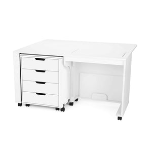 Arrow Laverne Sewing Cabinet with Shirley 4 Drawer Storage Cabinet - She Sewing Tables