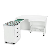 Arrow Laverne Sewing Cabinet with Shirley 4 Drawer Storage Cabinet - She Sewing Tables