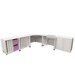 Kangaroo "Mod Squad" Airlift Sewing Cabinet - She Sewing Tables