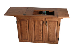 Flat Ridge Furniture Sewing Cabinet 151, top. Amish made