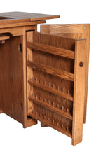 Flat Ridge Furniture Sewing Cabinet With Extensions 152, thread pull out detail