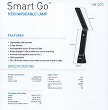 Smart Go Rechargeable Lamp specifications