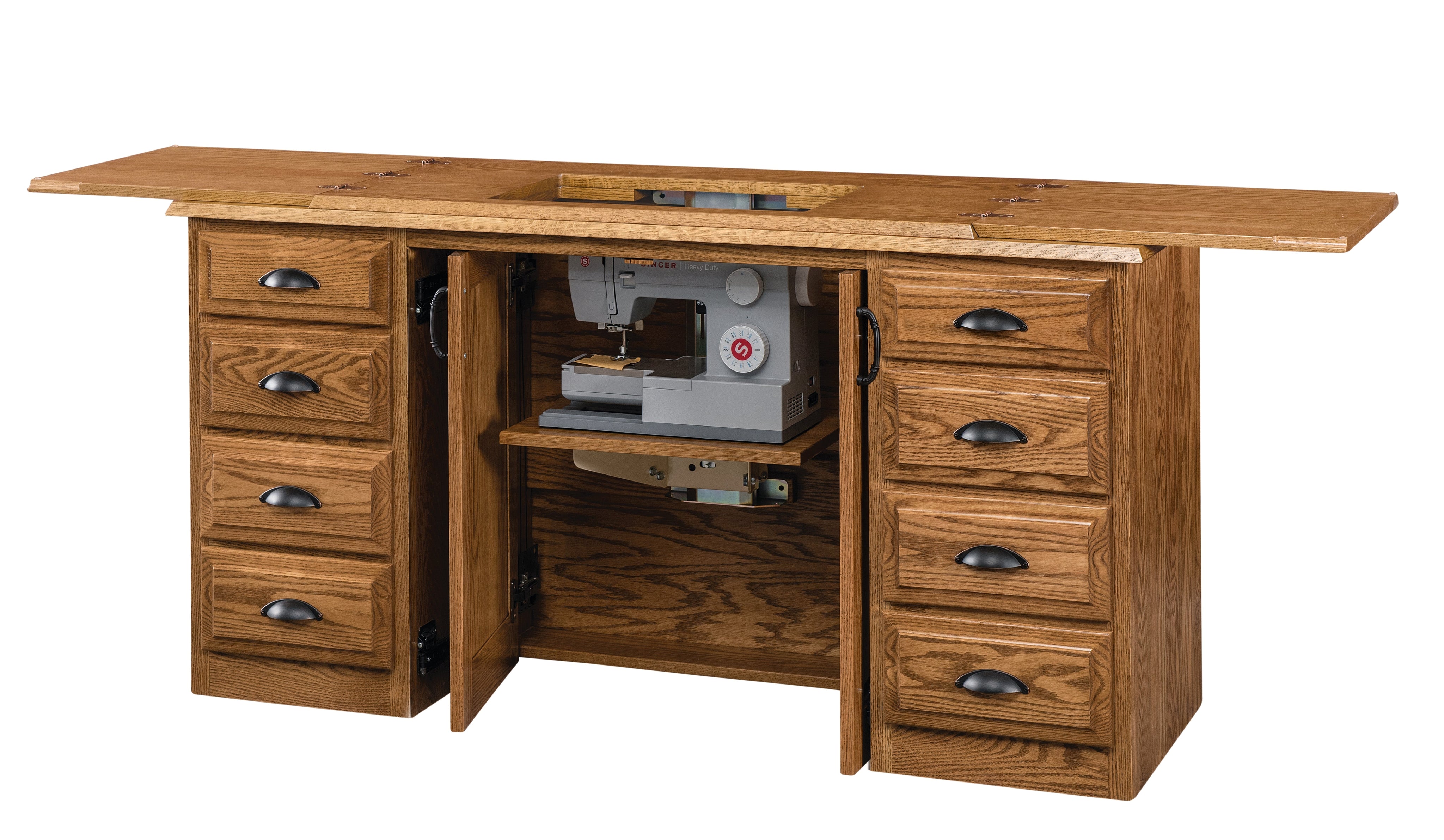 Yoder's Woodworking Model S907 Sewing Cabinet – She Sewing Tables