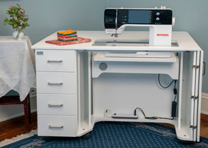 Horn Model 5400 Sewing Cabinet with Electric Lift She Sewing Tables